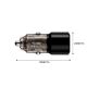 3. CC03 2-port PD100W car charger - black