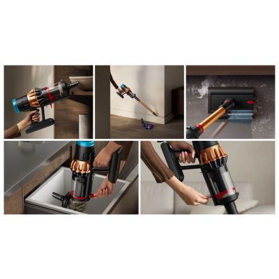 5. Dyson V16 Piston Animal 2-in-1 Upright Vacuum Cleaner Battery Dry HEPA Bagless 1.3L 900W Black, Copper