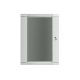 2. Lanberg WF01-6618-10S mounting cabinet (18U; 900mm / 600mm / 600 mm; wall-mounted; Glass; 19''; gray)