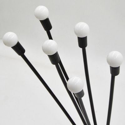 10. SOLAR LAMP DANCING IN THE WIND WHITE BALLS 6 LED 72CM COOL WHITE