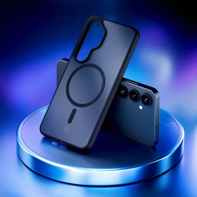 6. 3mk Smoke MagCase for Samsung Galaxy S25+ - Black