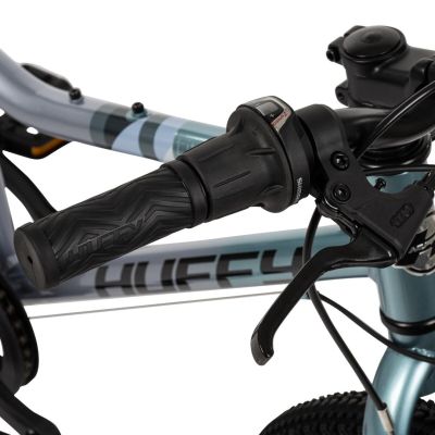 7. Huffy Literide Alu 20” Silver-Turquoise Bike (23005W)