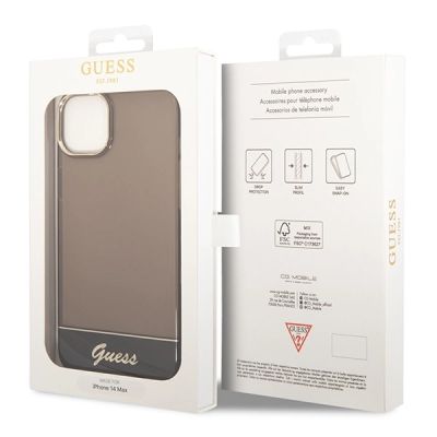 8. Guess GUHCP14SHGCOK iPhone 14 6.1 "black / black hardcase Translucent