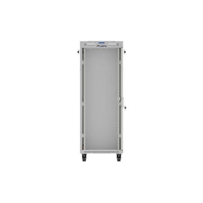 8. LANBERG FLOOR RACK CABINET 19" 32U 600X600 GRAY GLASS DOOR LCD (FLAT PACK) V2