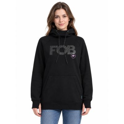5. Women's hooded sweatshirt with an additional stand-up collar and zippers in the pockets 4F 4FWAW26TSWSF2665-20S