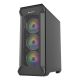 11. NATEC Genesis Irid 505 ARGB NPC-1518 Case (ATX, Micro ATX, Mini ITX; Black)