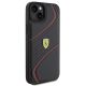 4. Ferrari Twist Metal Logo case for iPhone 15 Plus - black