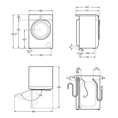 5. Electrolux EW2F527WP washing machine 7 kg 1200 rpm | SensiCare | TimeCare 500 | anti-allergy program