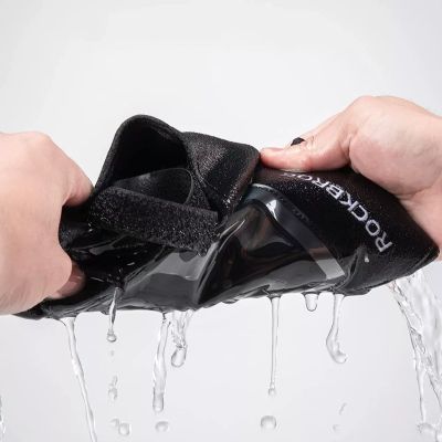 6. Rockbros D78 Sweat Cover with Pocket and Phone Window - Black