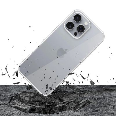 3. 3mk Clear Case for iPhone 16 Pro - transparent