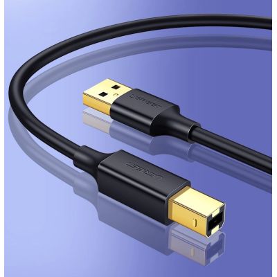 2. Ugreen USB Type B printer cable (male) - USB 2.0 (male) 480 Mbps 1.5 m black (US135 10350)