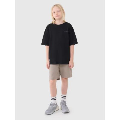 4. Boy's oversize T-shirt with inscription 4F 4FJWSS25TTSHM2184-20S
