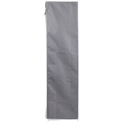 5. TEXTILE WARDROBE 90x45x170CM DARK GREY 8811