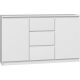 4. Chest of Drawers 2 Doors 3 Drawers White