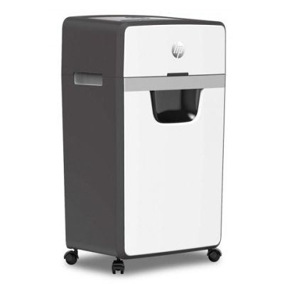 5. HP ONESHRED 24CC shredder, shreds, P-4, 24 sheets, 30l, light gray, HPN280724CCON-14.