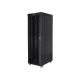 3. LANBERG FLOOR RACK CABINET 19" 42U 800X1000 GLASS DOOR LCD BLACK FF01-8042-12BL (FLAT PACK)