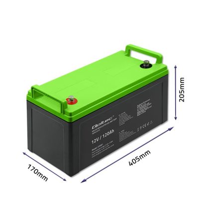 8. QOLTEC GEL BATTERY 12V | 120AH | GEL