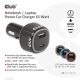 2. CLUB3D CAC-1922 Black Automatic Lighter Charger for Mobile Devices Laptop