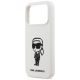 6. Karl Lagerfeld Silicone Karl Sketch & Logo MagSafe Case for iPhone 17 Pro - White