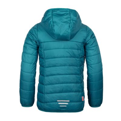 2. Ultralight transitional jacket for girls Trollkids Girls Eikefjord Jacket teal/mauve (464-334)