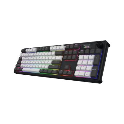 3. HATOR Skyfall Pro Wireless 100 Gaming Keyboard USB + RF Wireless + Bluetooth QWERTY US English Black, Gray