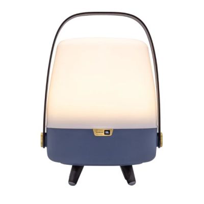 2. Kooduu Lite-up PLAY Mini Portable Mono Speaker Blue, White, Wood 8W