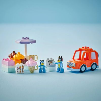 4. LEGO DUPLO Bluey 10458 Ice Cream Trip with Blue