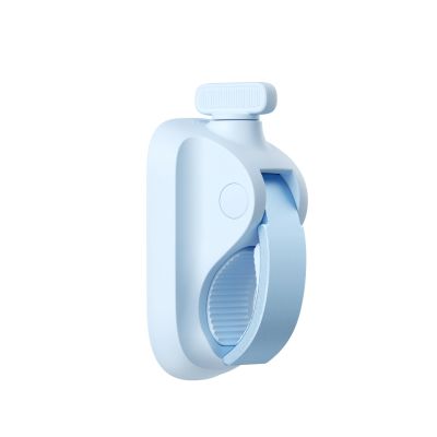 3. Jisulife Stroller Fan 4 5000mAh Mini Fan for Stroller with Metal Clip - Blue