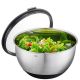 2. GEFU MUOVO Round Bowl 4.5 l Black, Stainless Steel 1 pc.