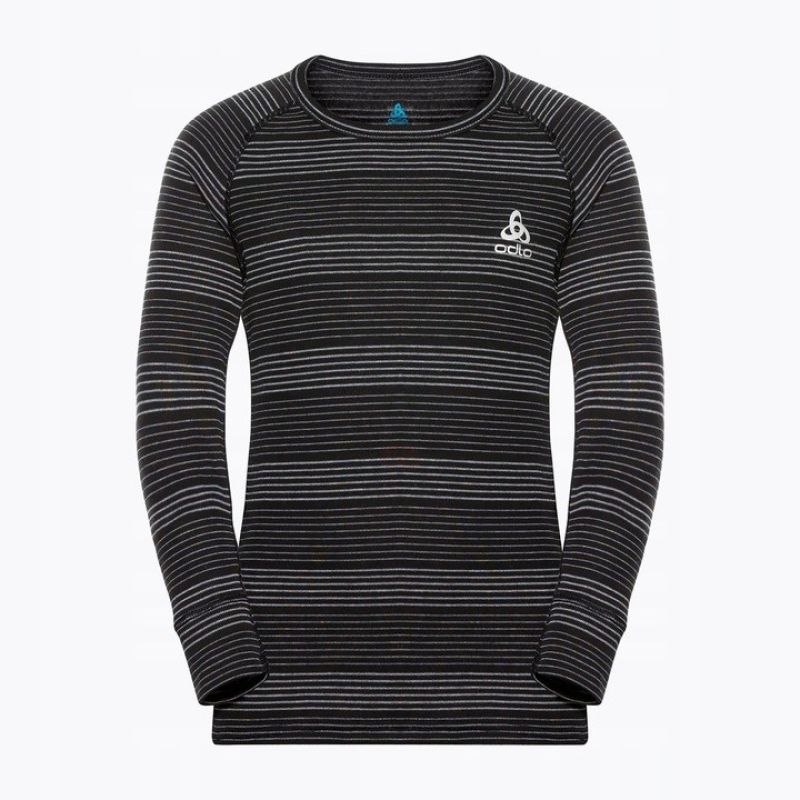 Odlo Set long ACTIVE WARM ECO SET children's underwear set size 152cm Black-Gray