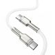 3. Baseus Cafule Metal 100W USB-C - USB-C Cable 2m - White