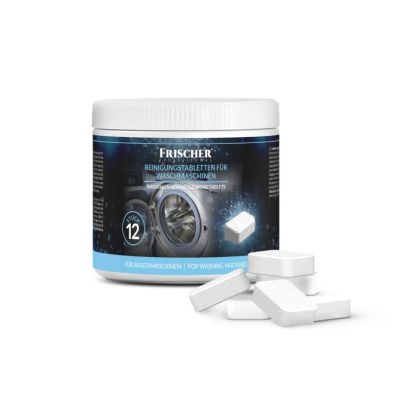 2. Frischer washing machine cleaning tablets 12 pcs