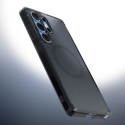 8. Spigen Ultra Hybrid Mag Case with MagSafe for Samsung Galaxy S25 Edge - Black Translucent