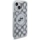 4. Karl Lagerfeld IML Monogram Karl & Choupette Head MagSafe iPhone 15 Case - Clear