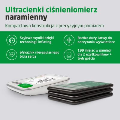 8. Medisana BU 572 upper arm blood pressure monitor (white)
