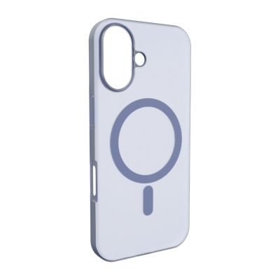 3. Puro Daylight Magsafe Compatible Silicone Case for iPhone 17 - Translucent Blue