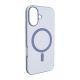 3. Puro Daylight Magsafe Compatible Silicone Case for iPhone 17 - Translucent Blue