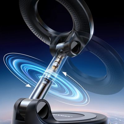 7. Joyroom JR-ZS501 Magnetic Car Holder Compatible with MagSafe for Dashboard - Dark Gray