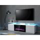 3. EVA TV cabinet with electric fireplace 180x40x52 white/white gloss