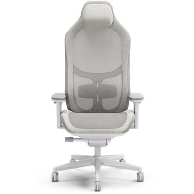 Fractal Design Refine 2 Mesh Light Gaming Chair Padded Upholstered Seat Gray