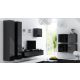 4. VIGO square display cabinet 50/50/30 black/gloss black
