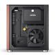 19. Jonsbo TK-0 PC Case, Mini-Tower, Mini-ITX, Tempered Glass, Wood - black