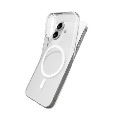 8. Puro 0.3 MAG Ultra-Slim TPU Case Compatible with MagSafe for iPhone 17 - Transparent