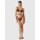 4. Women's swimsuit bikini top 4F 4FWSS24UBKTF041-81S Brown