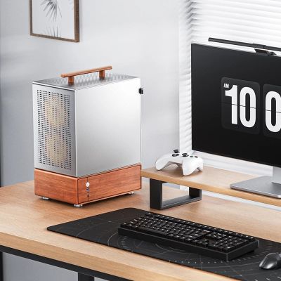 16. Jonsbo T7 PC Case, Midi-Tower, mATX, Tempered Glass - Silver