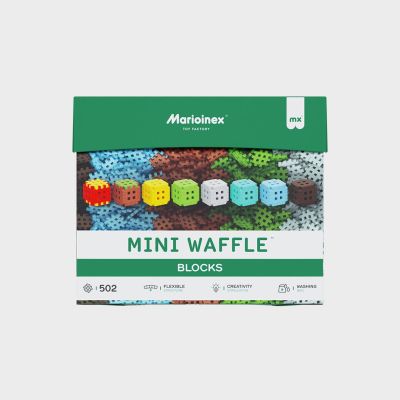 2. Marioinex Mini Waffle building blocks, 502 pieces