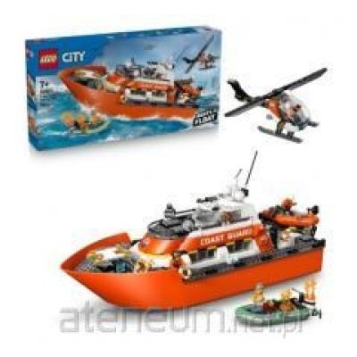 12. LEGO CITY 60504 Coast Guard Rescue Boat and Helicopter