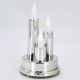 2. 14CM LED CANDLE ON A ROUND BASE