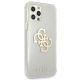 4. Guess GUHCP12LPCUGL4GTR iPhone 12 Pro Max 6.7" transparent hard case Glitter 4G Big Logo