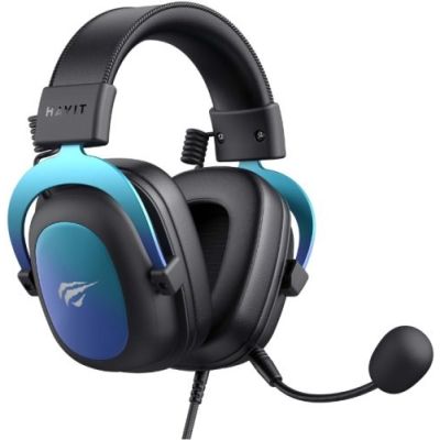 2. HAVIT H2002U PRO Bluetooth Gaming Headphones (Black and Blue)